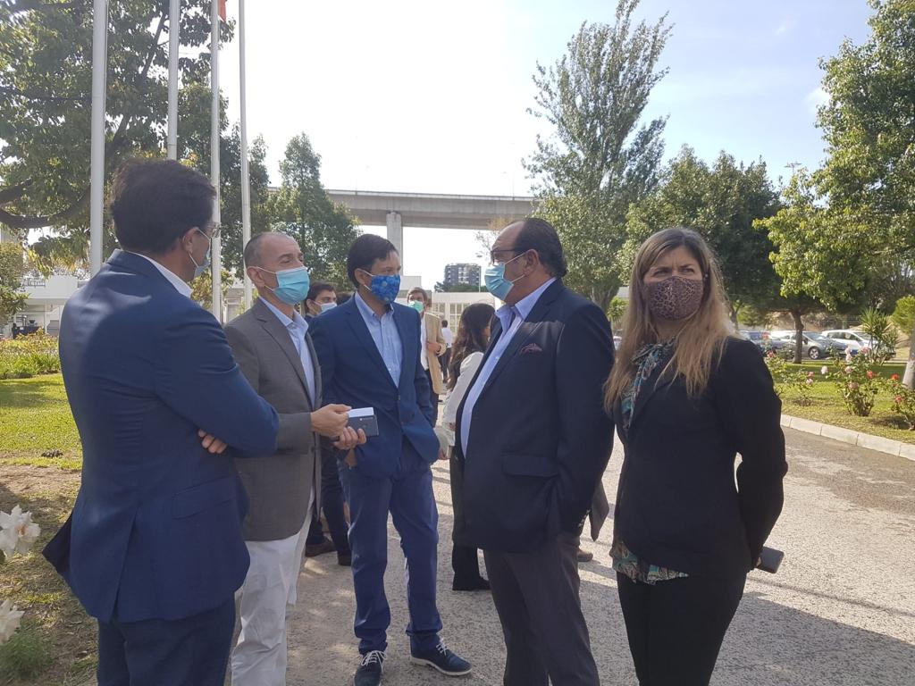 Visita do administrador da Prospectiva à inauguração da 1ª fase da ETAR de Beirolas.