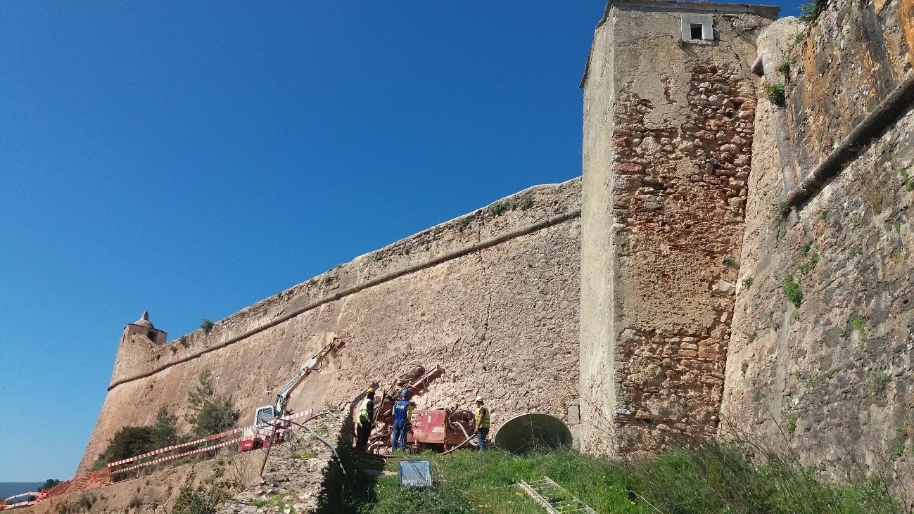 Empreitada de Intervenção de Natureza Estrutural Para Evitar Derrocadas na Encosta do Forte de São Filipe, Setúbal