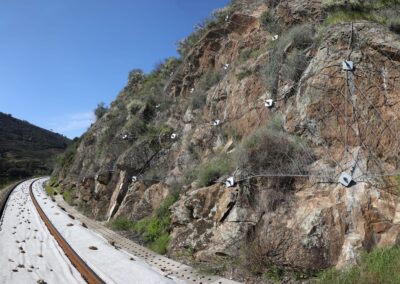 Estabilização de Taludes no Troço Régua – Ferrão, da Linha do Douro