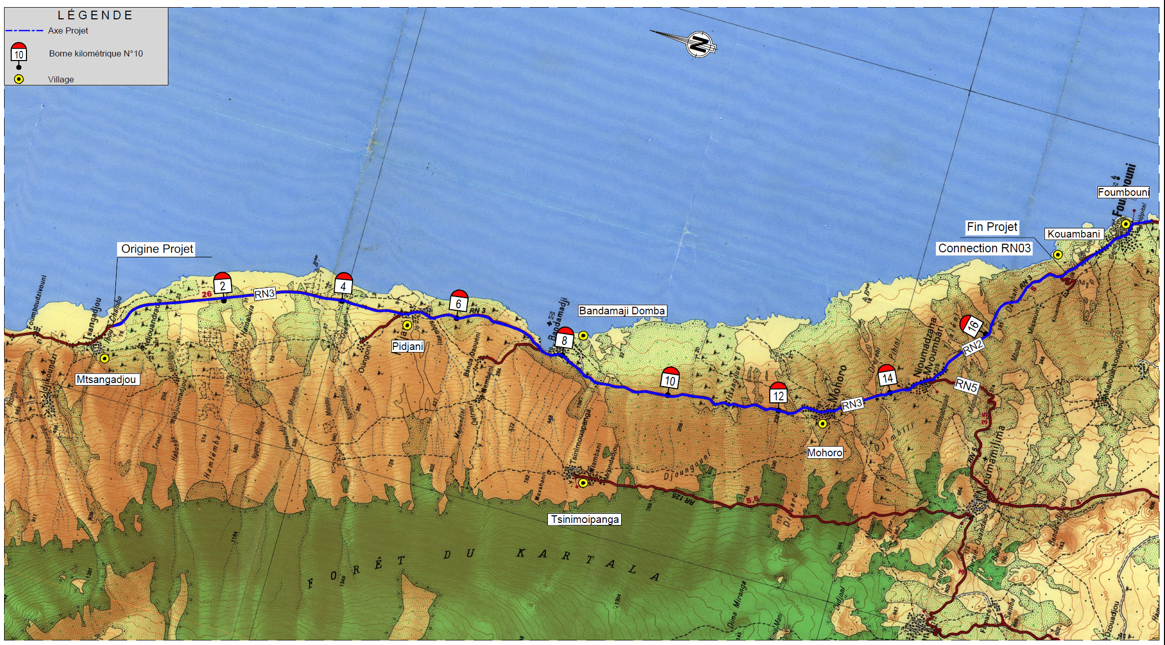 PROSPECTIVA inicia projeto de reabilitação de estrada nas Ilhas Comores