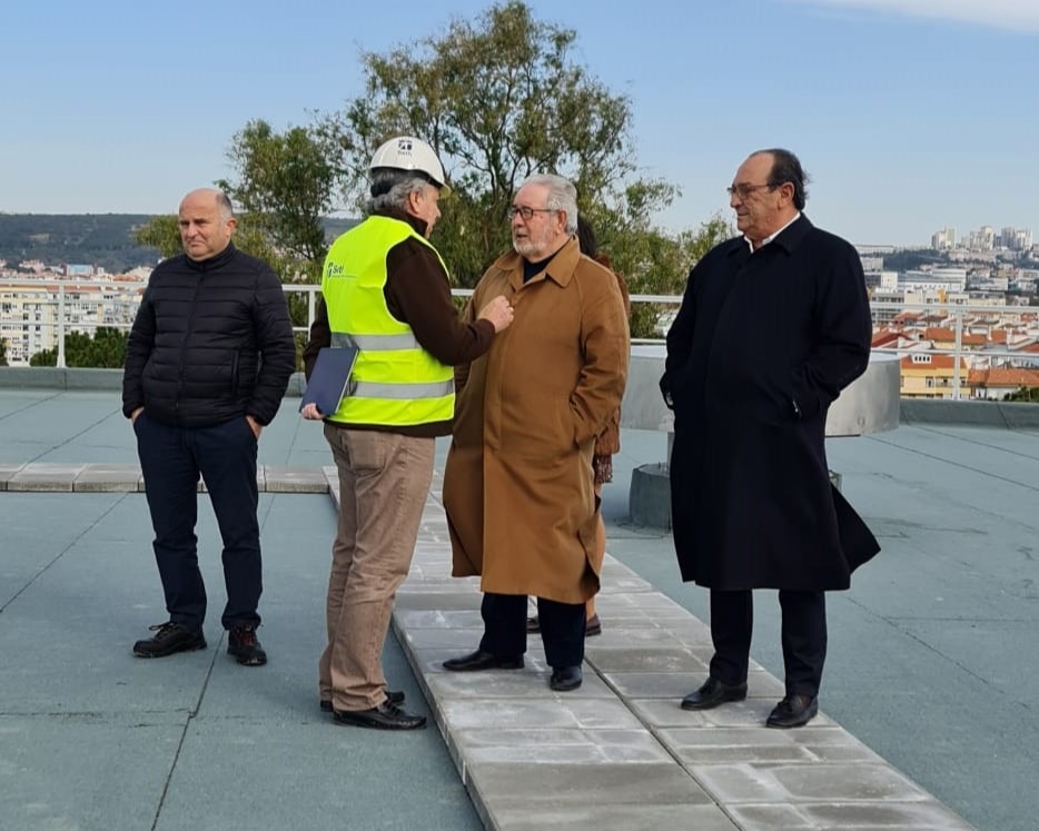 Visita ao novo reservatório do Alto de Santa Catarina, em Oeiras